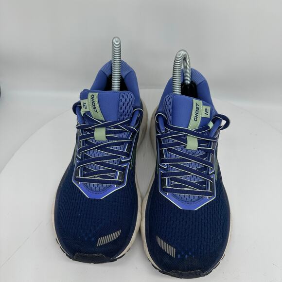 Brooks Ghost Peacoat Blue Running Sneakers Womens Size 6.5 Athletic Training Gym - Picture 10 of 15